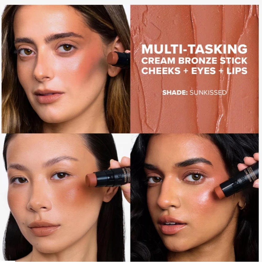 Nudestix NUDIES MATTE All Over Face Bronze Color in Sunkissed - Picture 3 of 11
